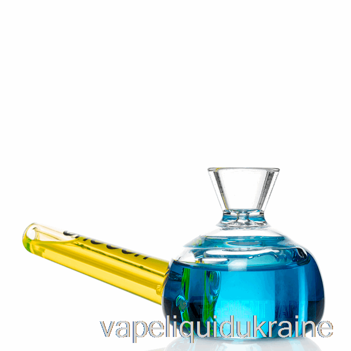Vape Liquid Ukraine Cheech Glass Dual Bun Freezable Hand Pipe Blue / Green